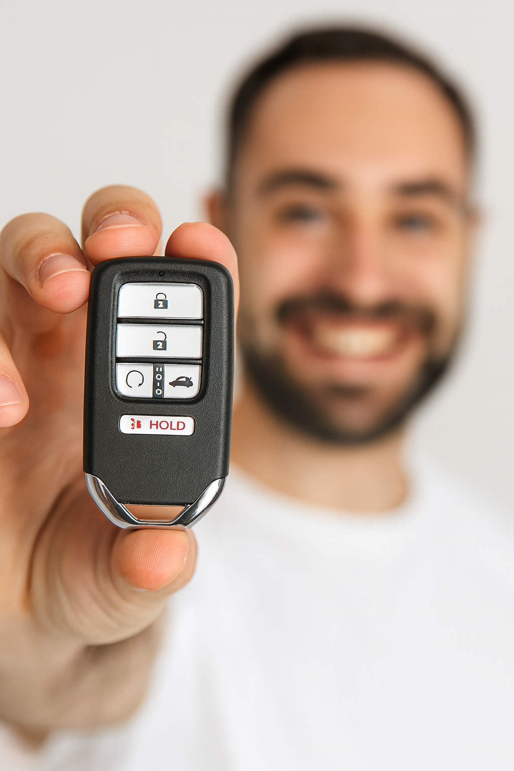 2021 Honda Accord Replacement Car Key Fob | 5 Button Replacement with Programming Kit for Push Button Ignition